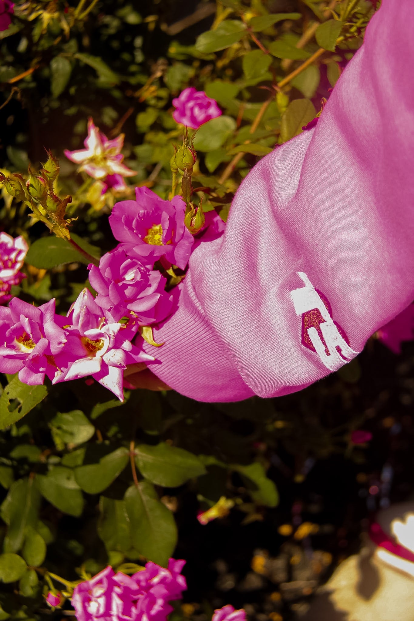 Take Five Pink " ∞ love " Zip-Up Hoodie